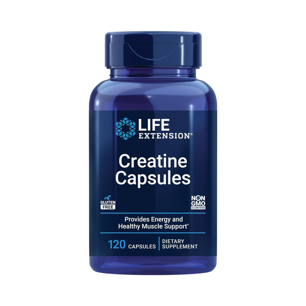 LIFE EXTENSION - Creatine Capsules - 120 Capsules