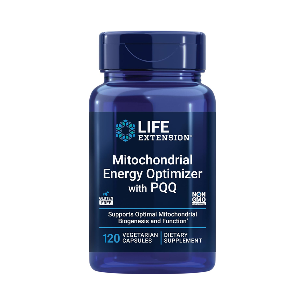 LIFE EXTENSION - Mitochondrial Energy Optimizer With PQQ - 120 Vegetarian Capsules