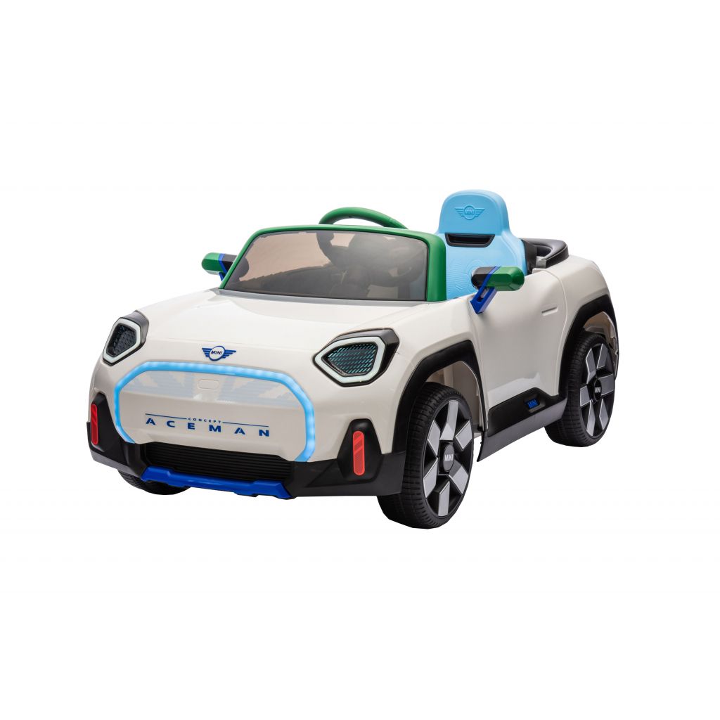 Amsham - Mini Aceman Kids Electric Ride On Car 12V - White