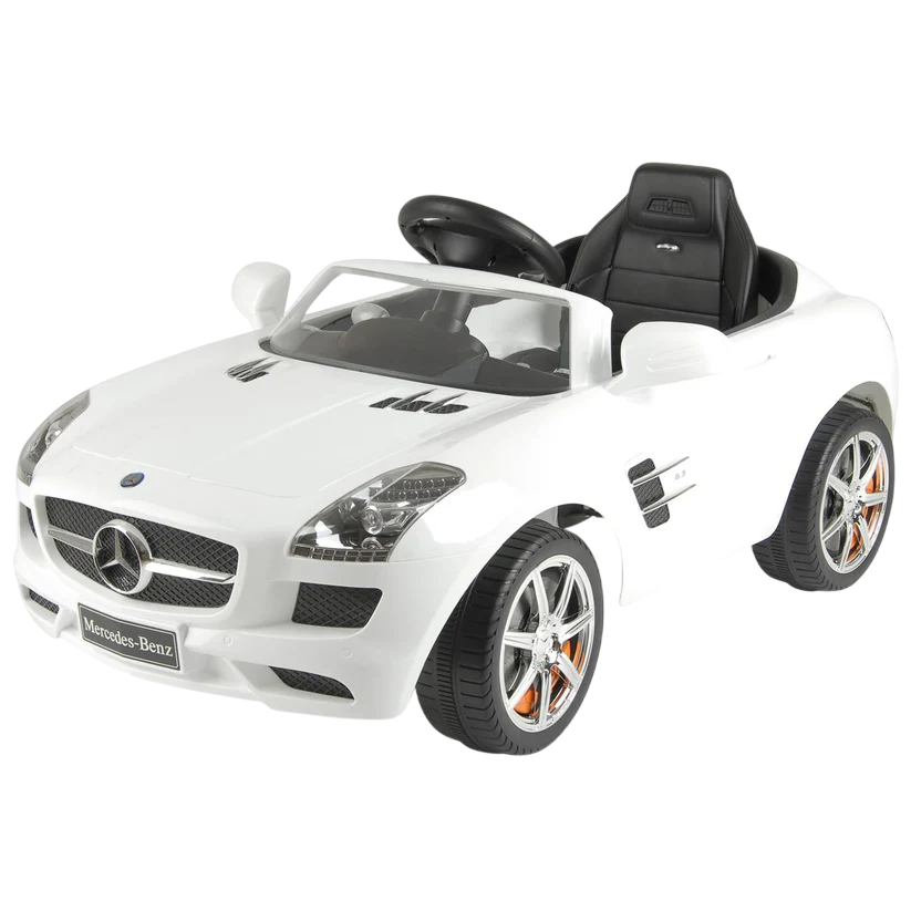 Mercedes-Benz - SLS Kids Ride On Electric Car 6V - White