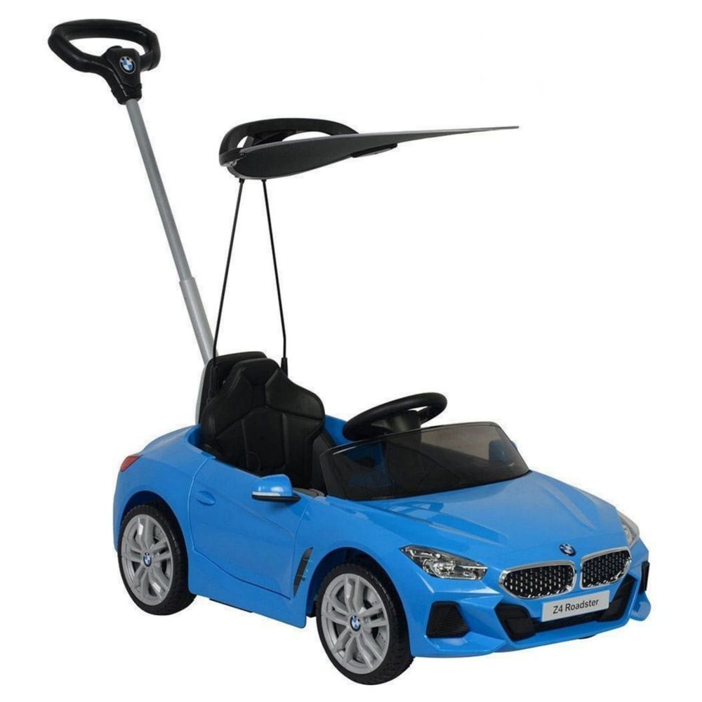 BMW - Z4 Roadster Push Car With Handle And Canopy - Blue