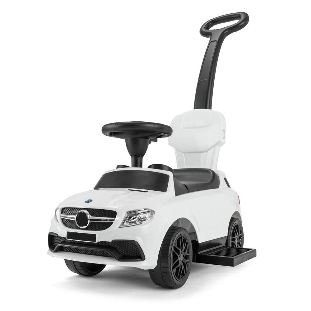 Amsham - Super Sport Handle Pusher Ride On Car - White