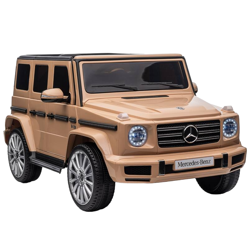 Mercedes-Benz - G500 Electric Ride-On Jeep - Brown