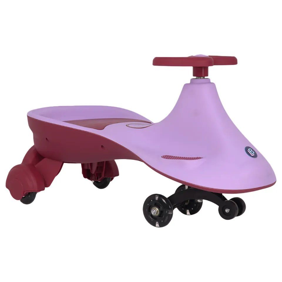 Amsham - Swing Car Ride On Toy for Children - Purple