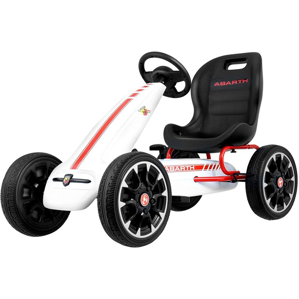 Amsham - Abarth Pedal Go Kart Ride-on - White