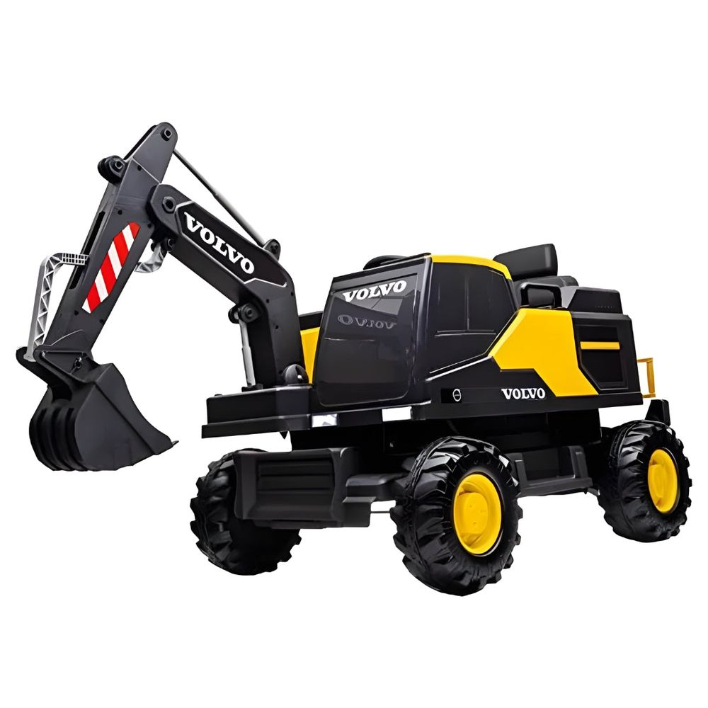 Volvo - Excavator XC90 Kids Rideon Car 12V - Yellow