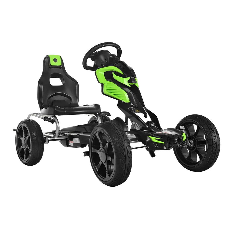 Amsham - Thunder Ride-On Pedal Go Kart - Green