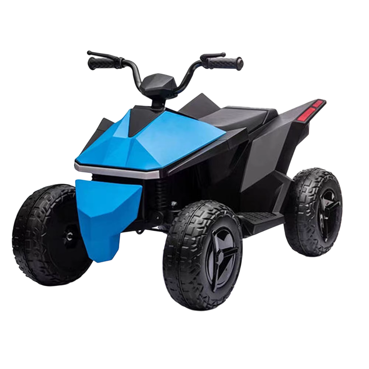 Amsham - Tesla Style Cyber Kids Ride-On ATV Quad Bike 12V - Blue