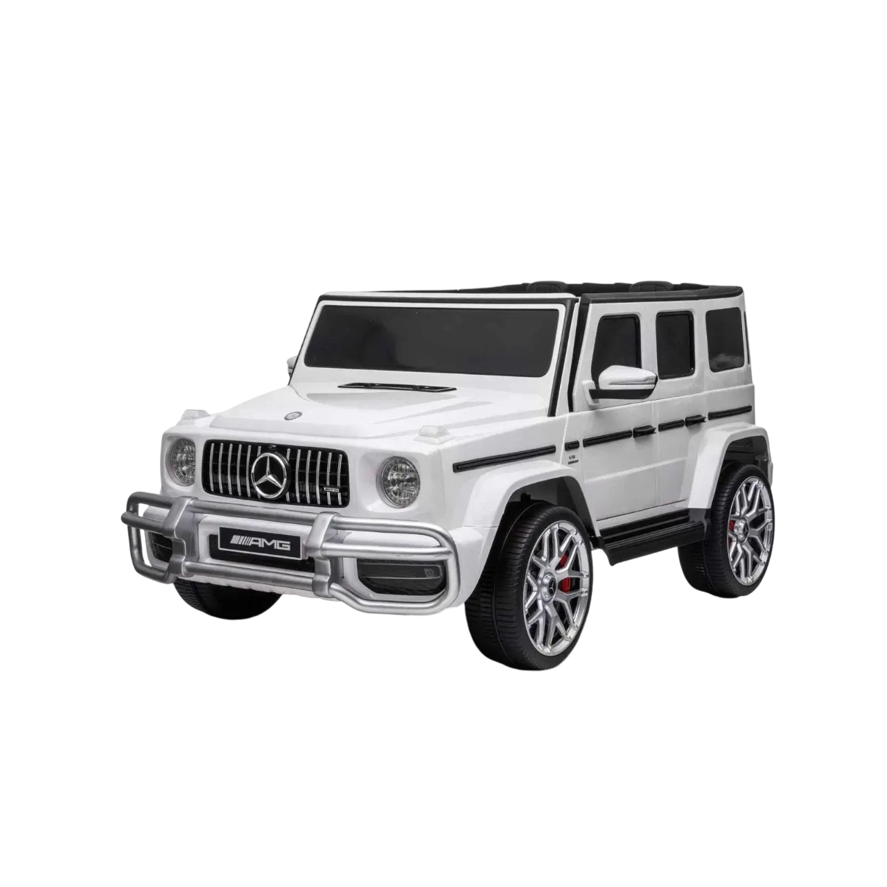 Mercedes-Benz - G63 Amg G-Wagon Kids Ride On Car 24V - White