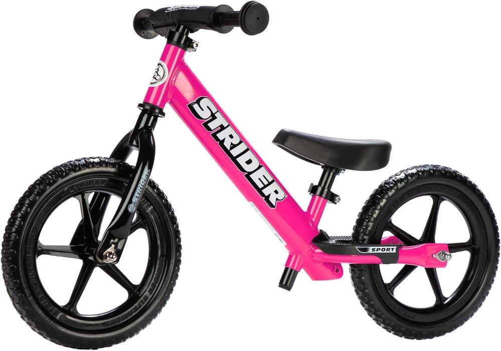 Strider - No Pedal Balance Sport Bike 12Inch - Pink