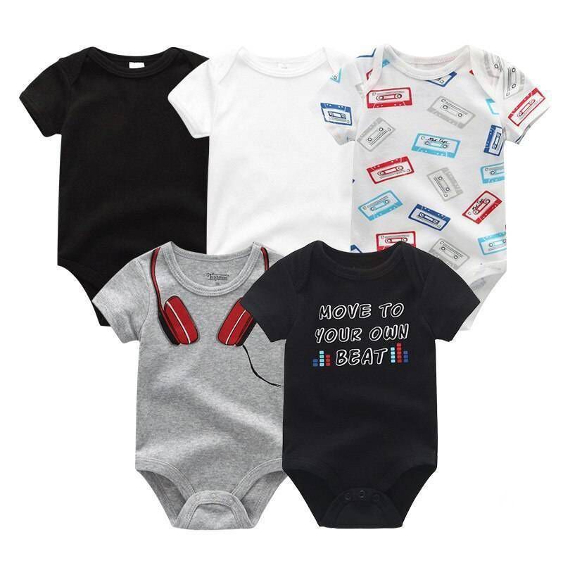 Matching Family Outfits - 5pc-Set - Baby Cotton Romper_6M