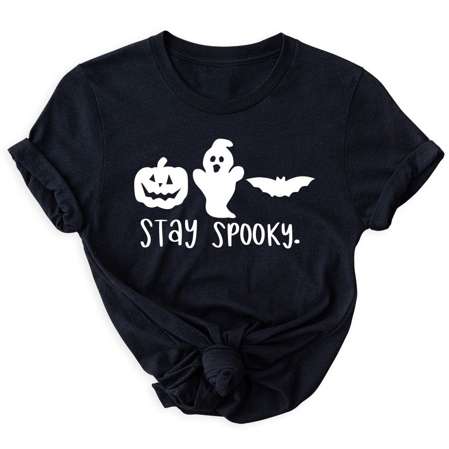 Matching Family Outfits - Stay Spooky T-Shirt - Black