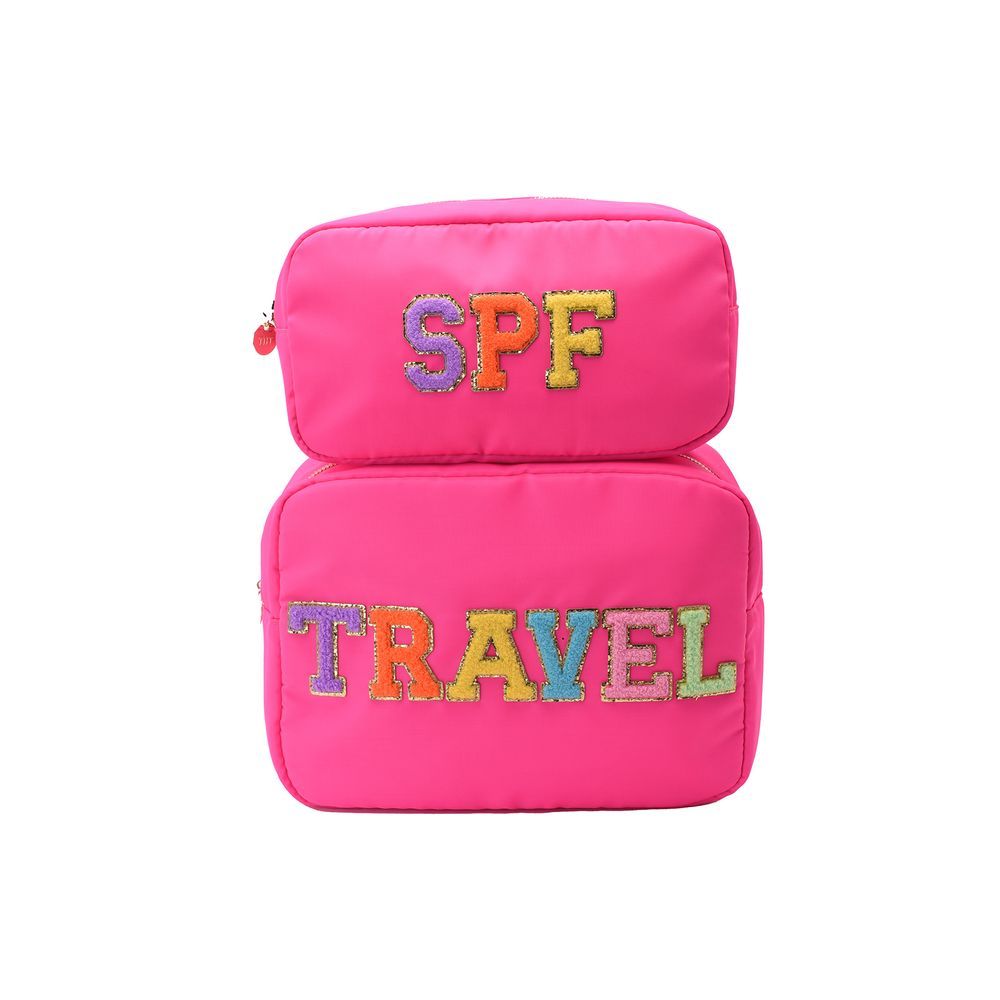 TheHappyTribe - Travel & SPF Bundle - Neon Pink - Medium & Large