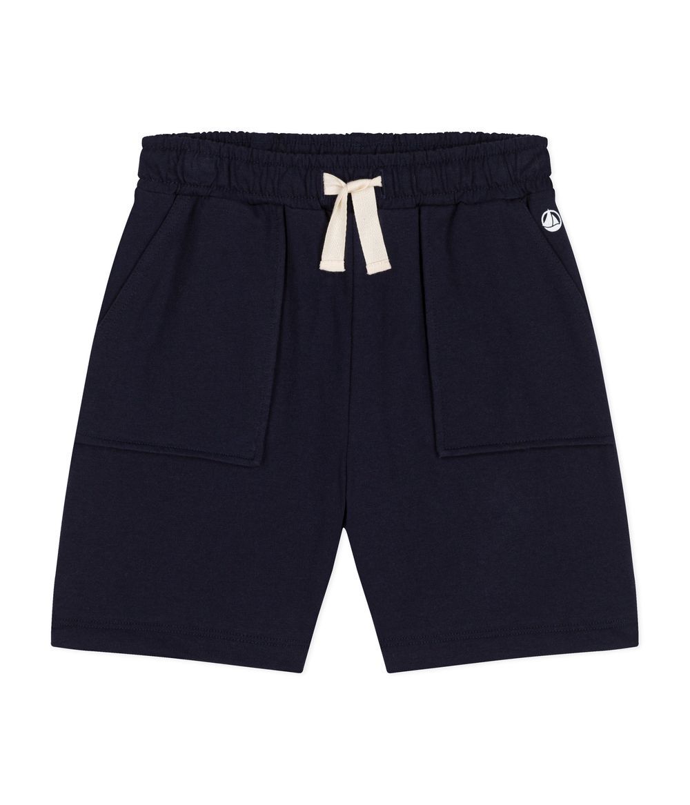 Petit Bateau - Boys' Cotton Shorts - Smoke