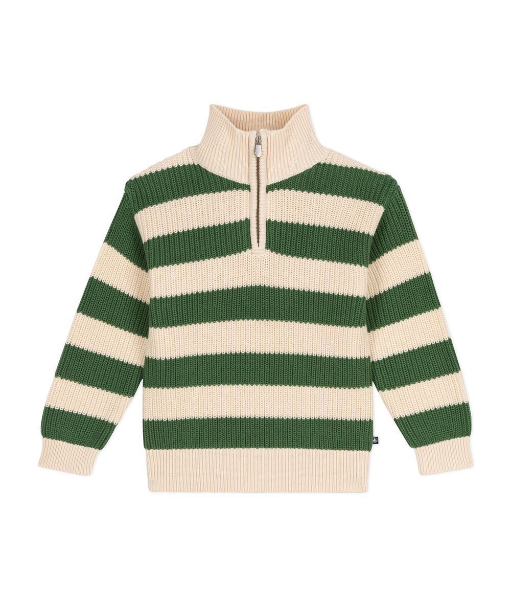 Petit Bateau - Pull Sweater - Palmeraie/Avalanche Green