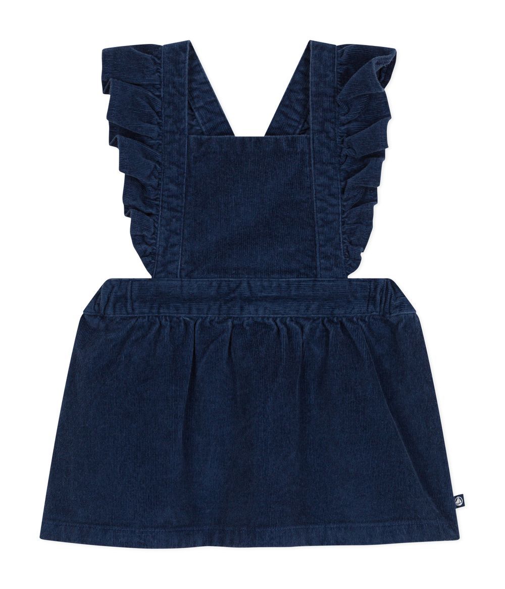 Petit Bateau - Babies' Sleeveless Velour Dress