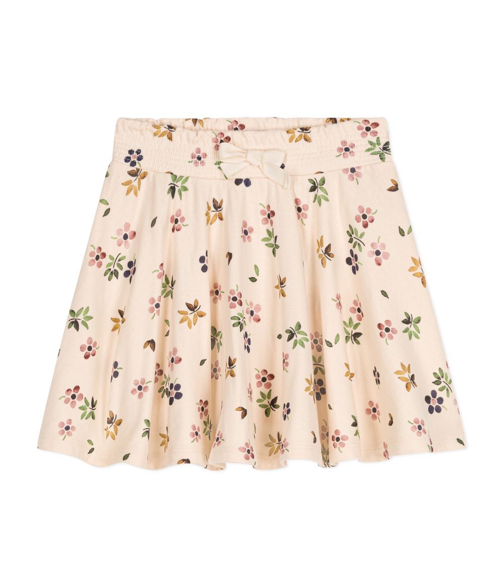 PETIT BATEAU - Girls' Tube Knit Skirts - Floral