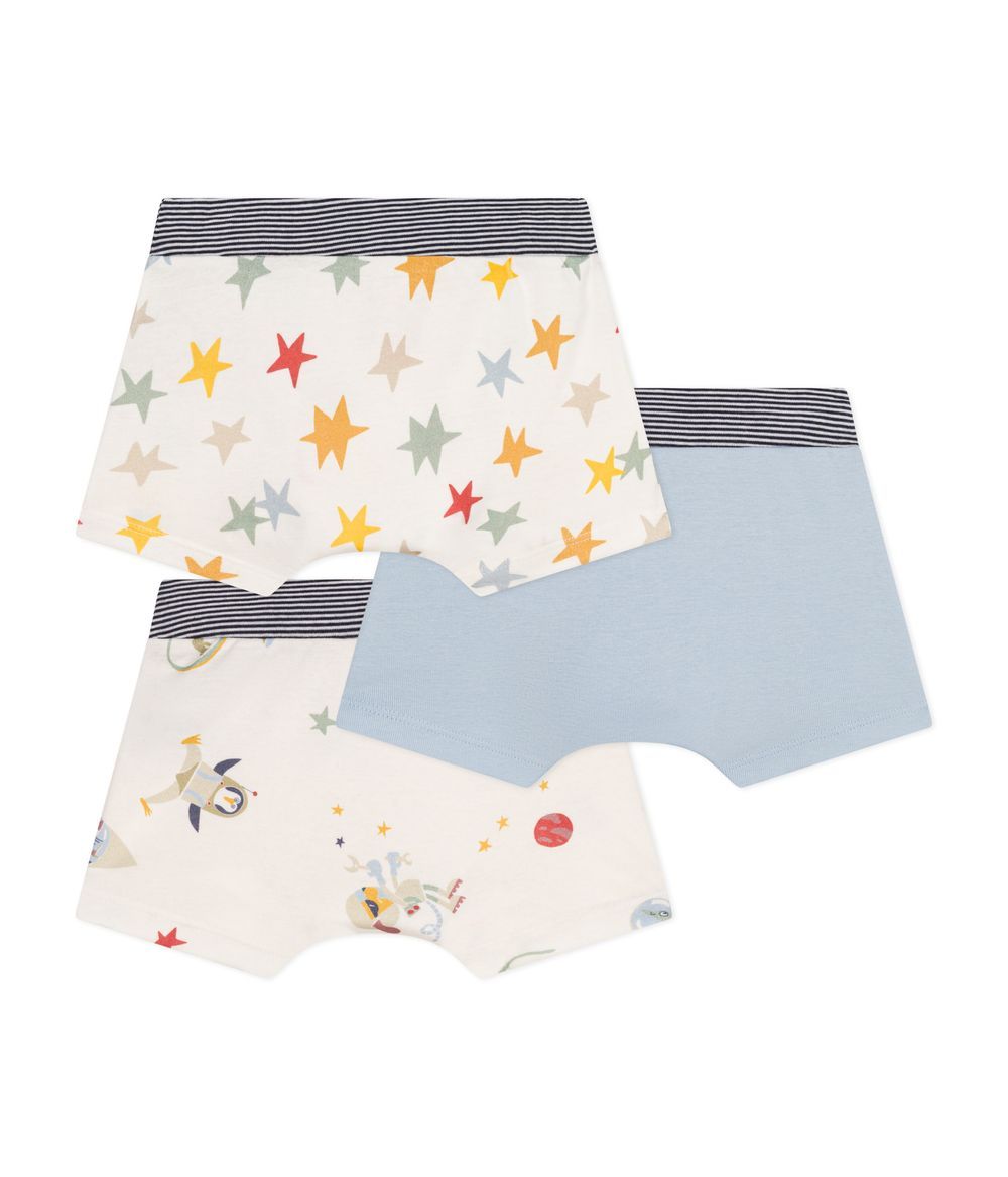 Petit Bateau - Boxers - Space-Themed - 3Pcs