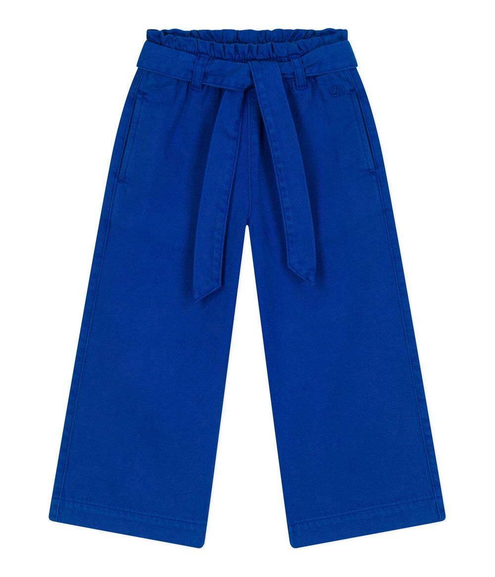 Petit Bateau - Girl's Trousers - Surf Blue