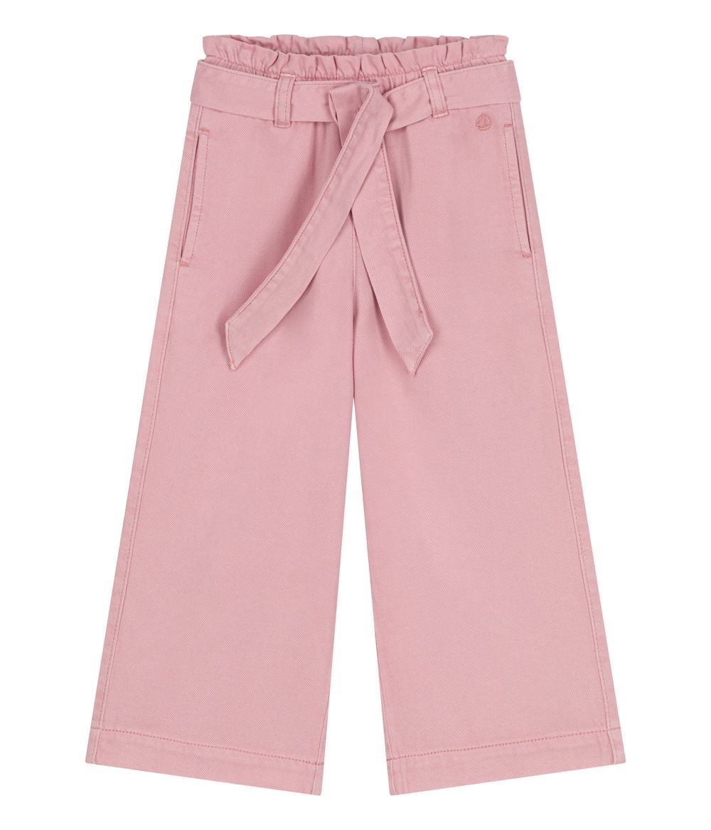 Petit Bateau - Girl's Plain Trousers - Charme Pink