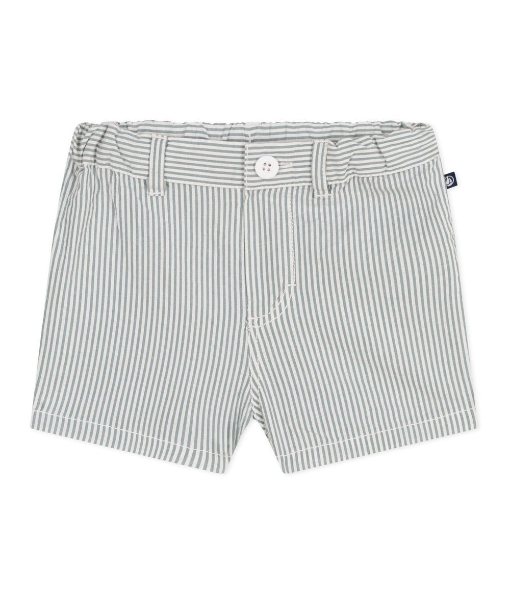 Petit Bateau - Babies Stripy Seersucker Shorts