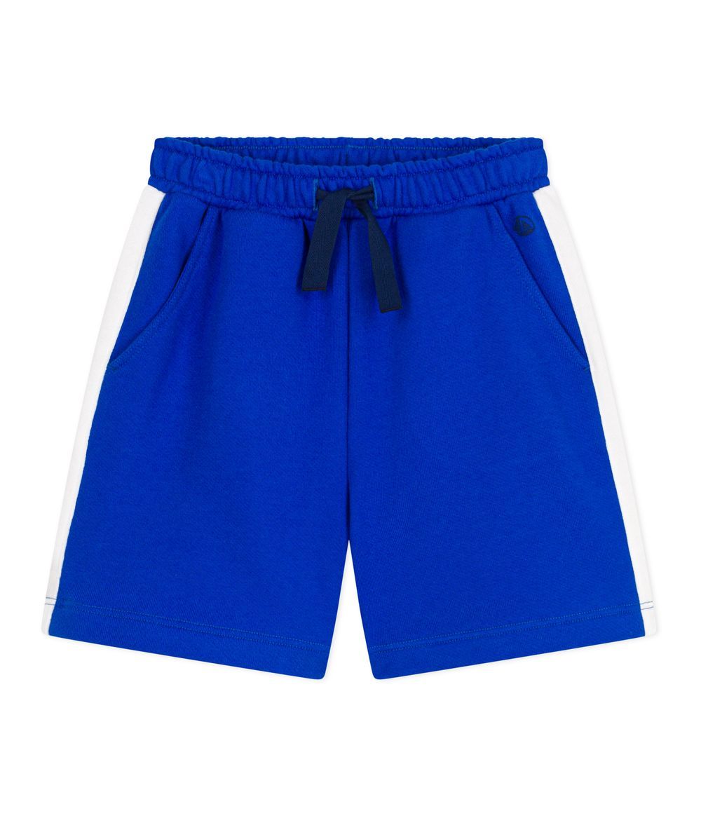 Petit Bateau - Boys Cotton Shorts - Blue