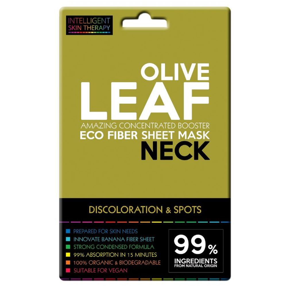 Intelligent Skin Therapy - Olive Leaf Eco Fiber Neck Sheet Mask