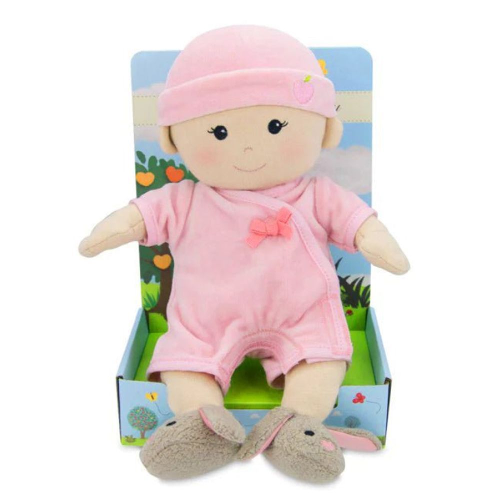 Apple Park - Baby Girl Doll - Pink - 33cm