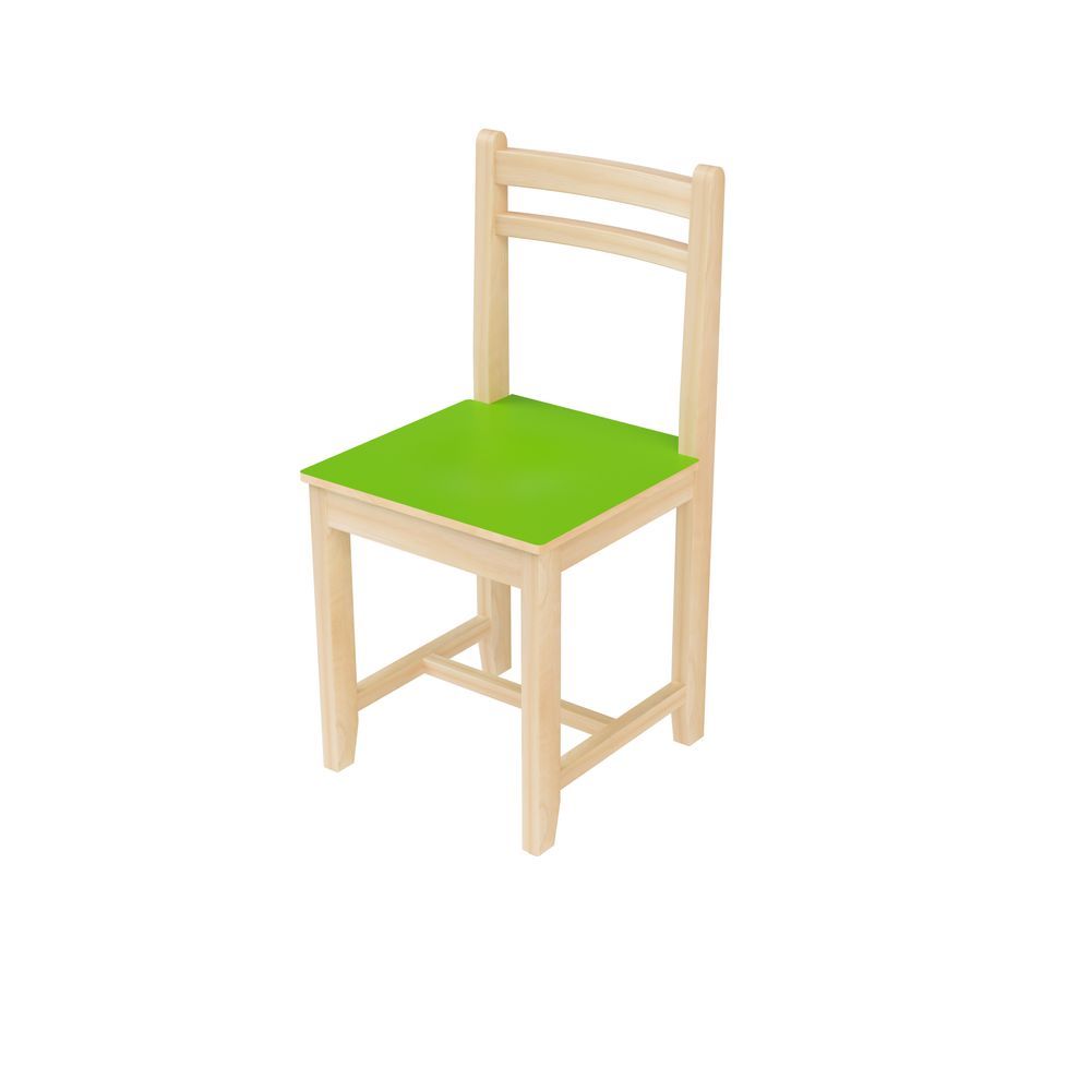 Edu Fun - Classic Kids Chair - Green - 31 cm