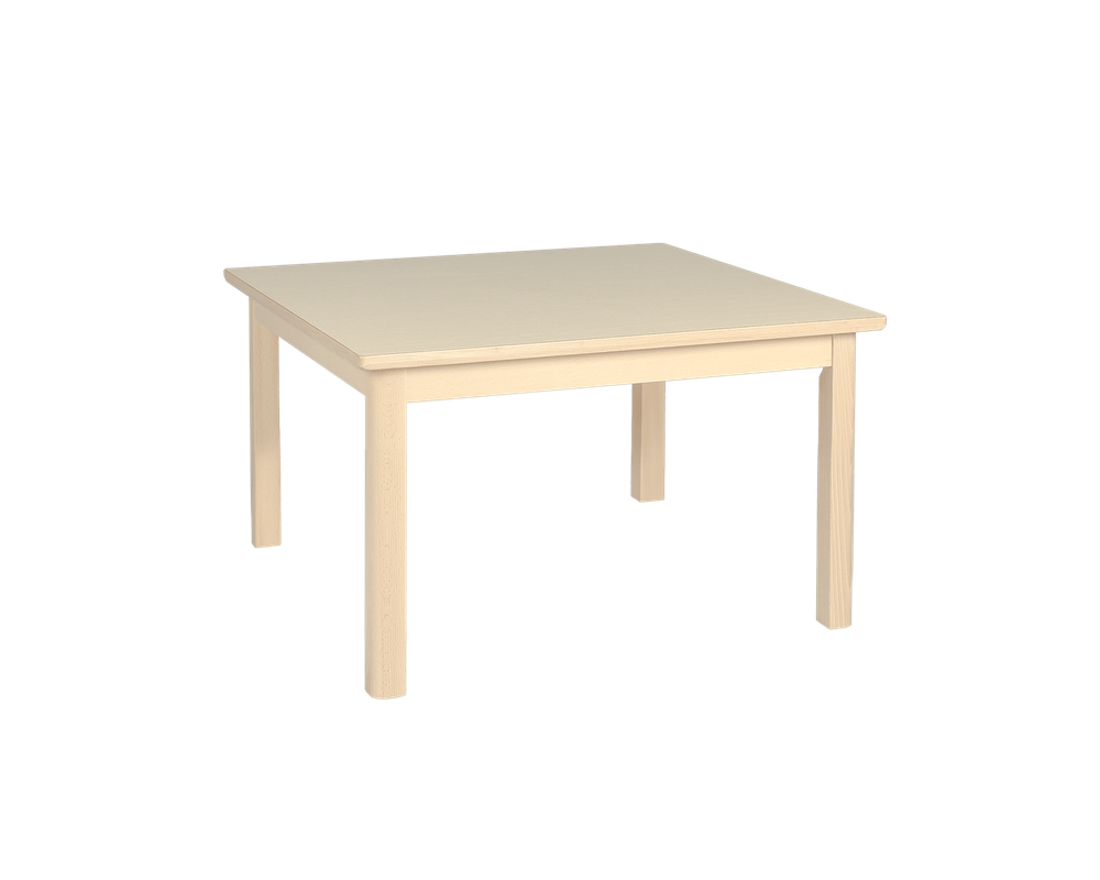 Edu Fun - Elegance Square Table With 4 Legs Set - 46 cm