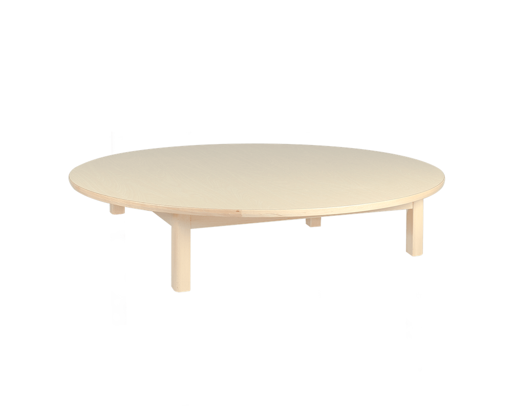 Edu Fun - Elegance Circular Table With 4 Legs - Woody - 30 cm