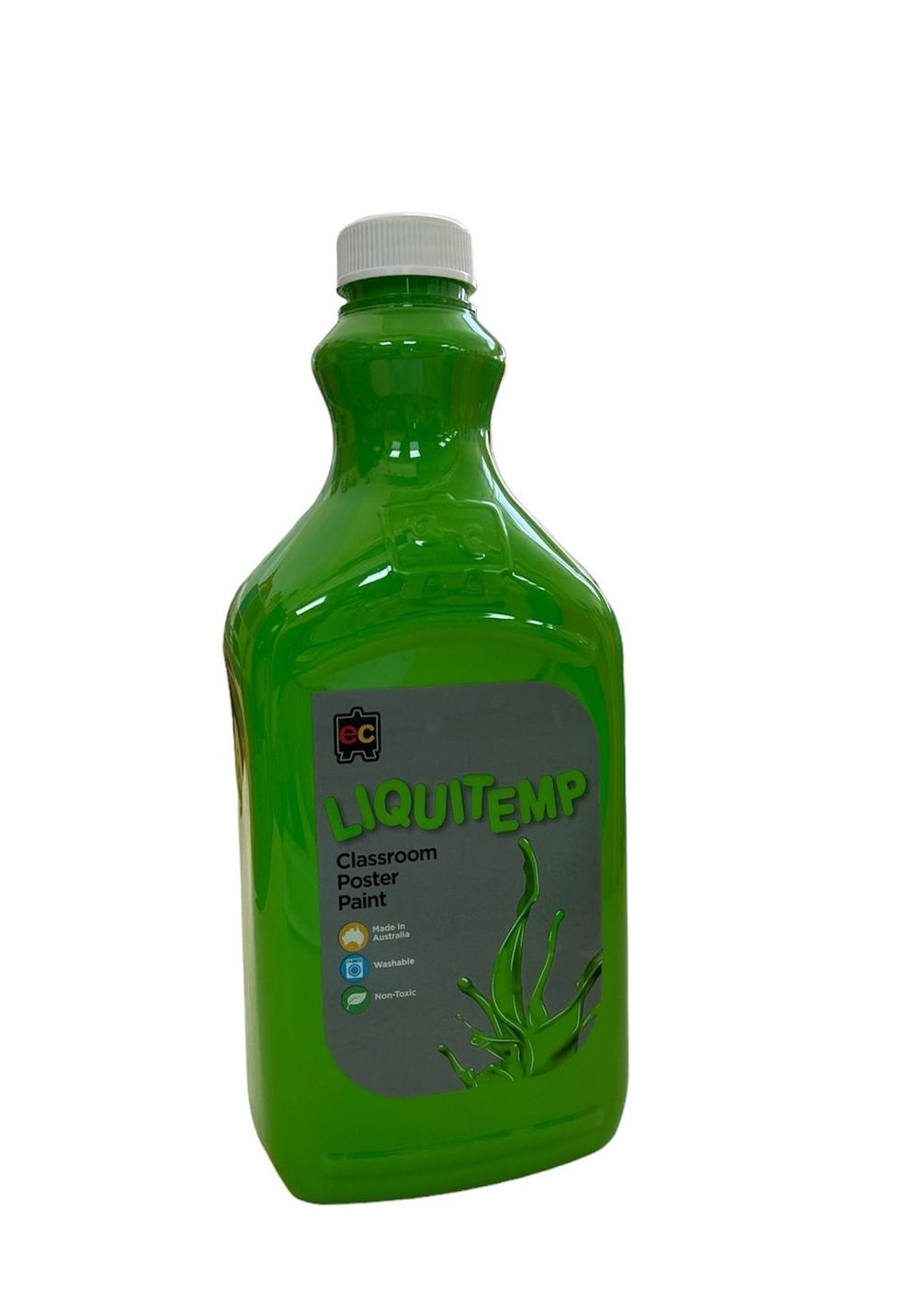 Edu Fun - Liquitemp Classroom Poster Paint - Leaf Green - 2 L