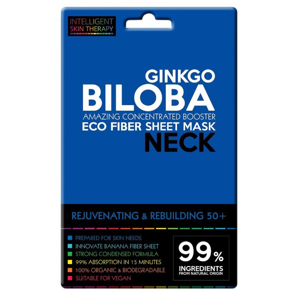 Intelligent Skin Therapy - Ginkgo Biloba Neck Sheet Mask