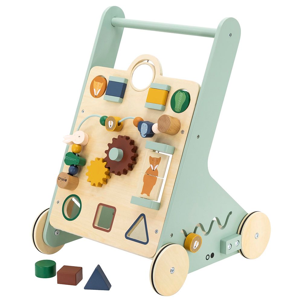 Trixie - Wooden Animal Activity Walker - Mint