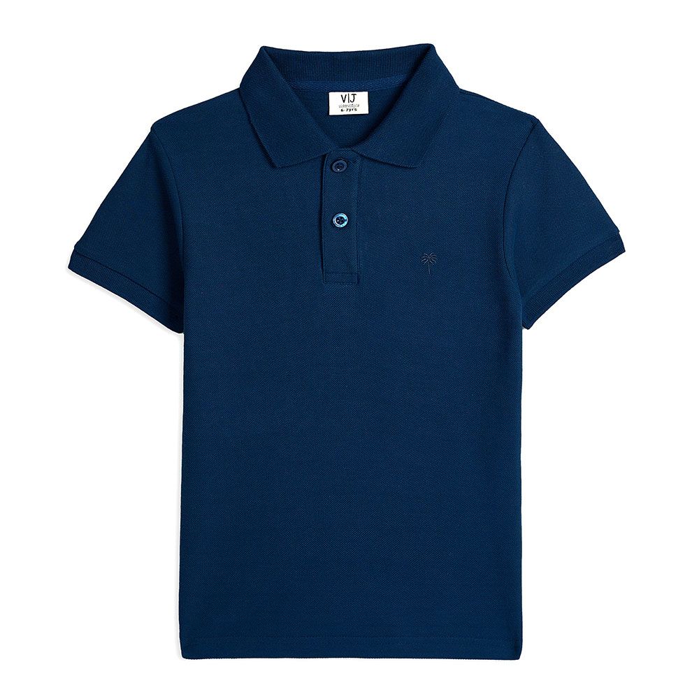 Victor And Jane - Boy's Short Sleeves Polo T-Shirt - Navy