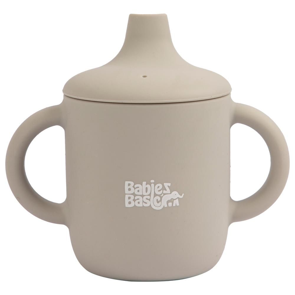 Babies Basic - Stage 1 Silicone Spout Cup - Grey