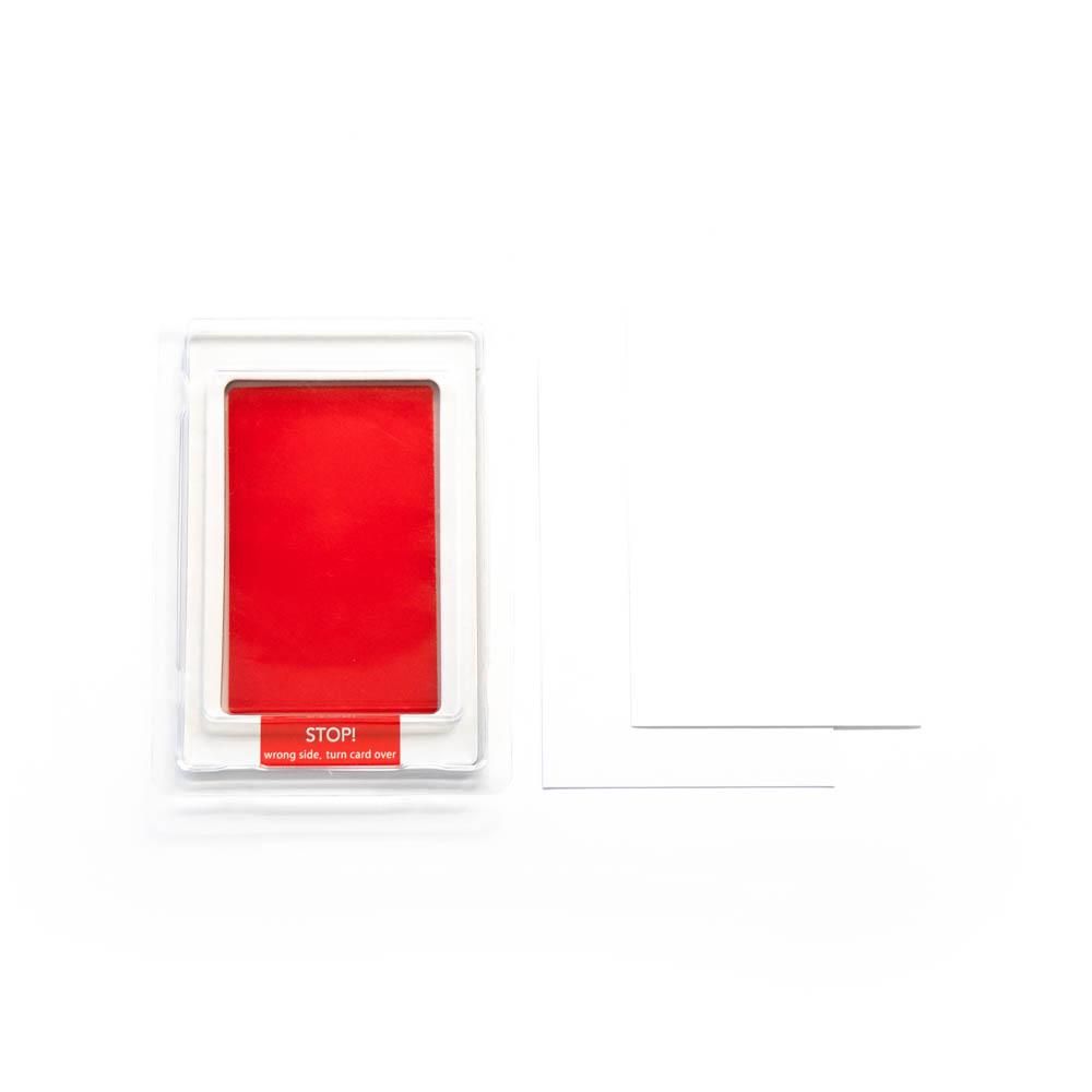 Babies Basic - Clean Fingerprint w/ Two Imprint Cards - 12.5cm - Red