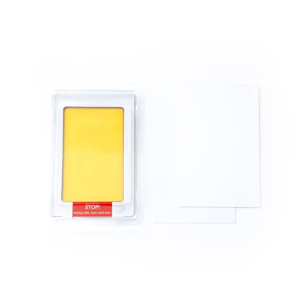 Babies Basic - Clean Fingerprint w/ Two Imprint Cards - 12.5cm - Yellow