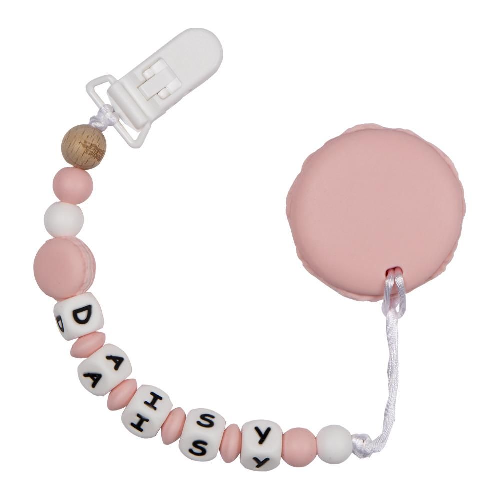 Babies Basic - Customized Pacifier Clip - Macaron - Pink