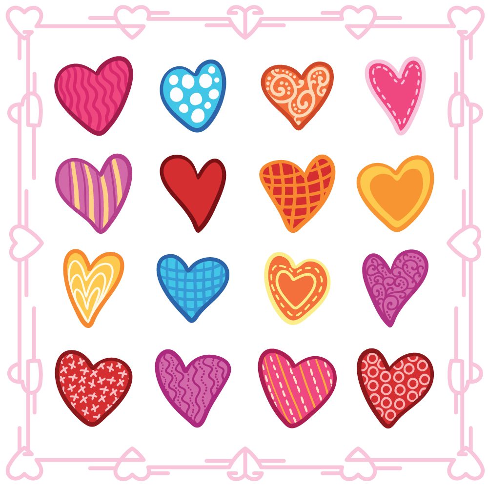 Twinkle Hands - Cool Hearts Stickers