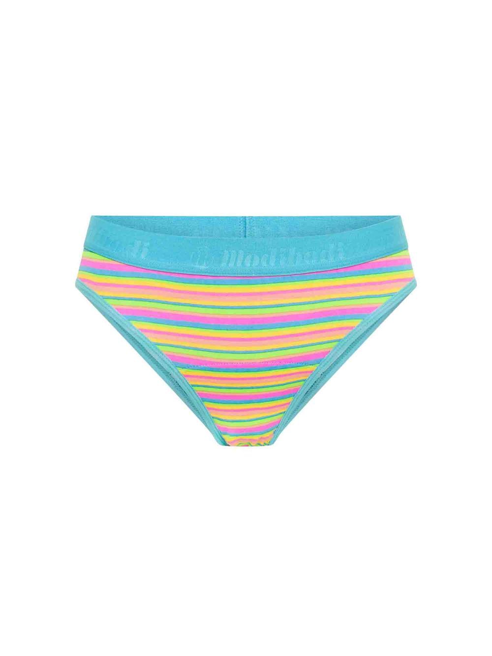 Modibodi - Period Proof Teen Bikini Underwear - Pony Stripe