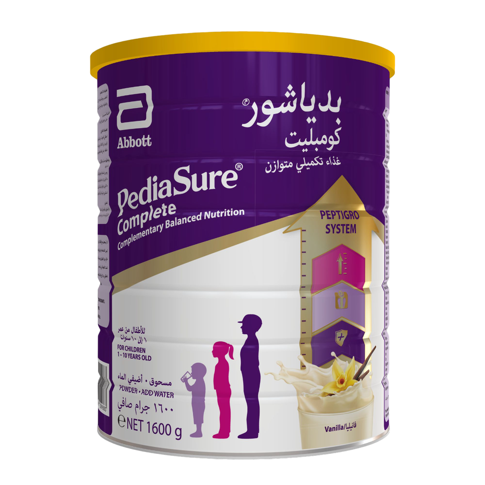 PediaSure - Complete Peptigro - Vanilla - 1600 g