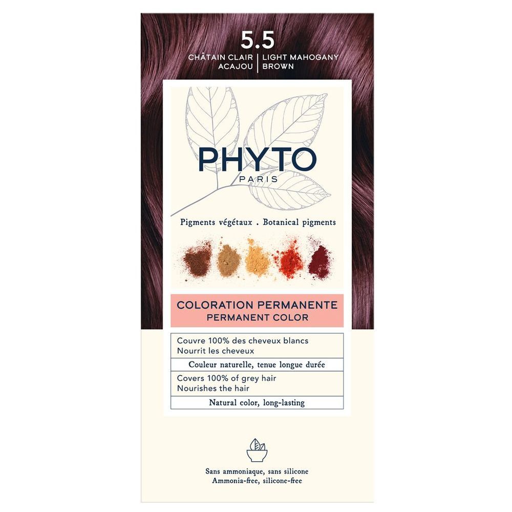 Phyto - Hair Color 5.5 - Light Mahgony Brown