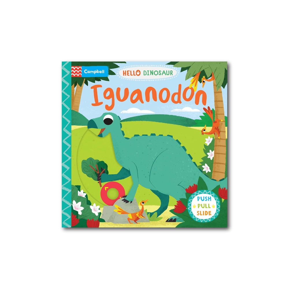 Iguanodon - A Push Pull Slide Dinosaur Book