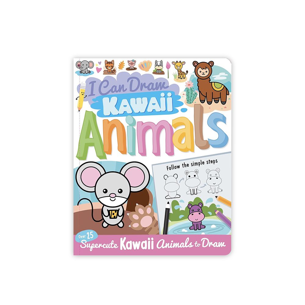 I Can Draw Kawaii Animals Book