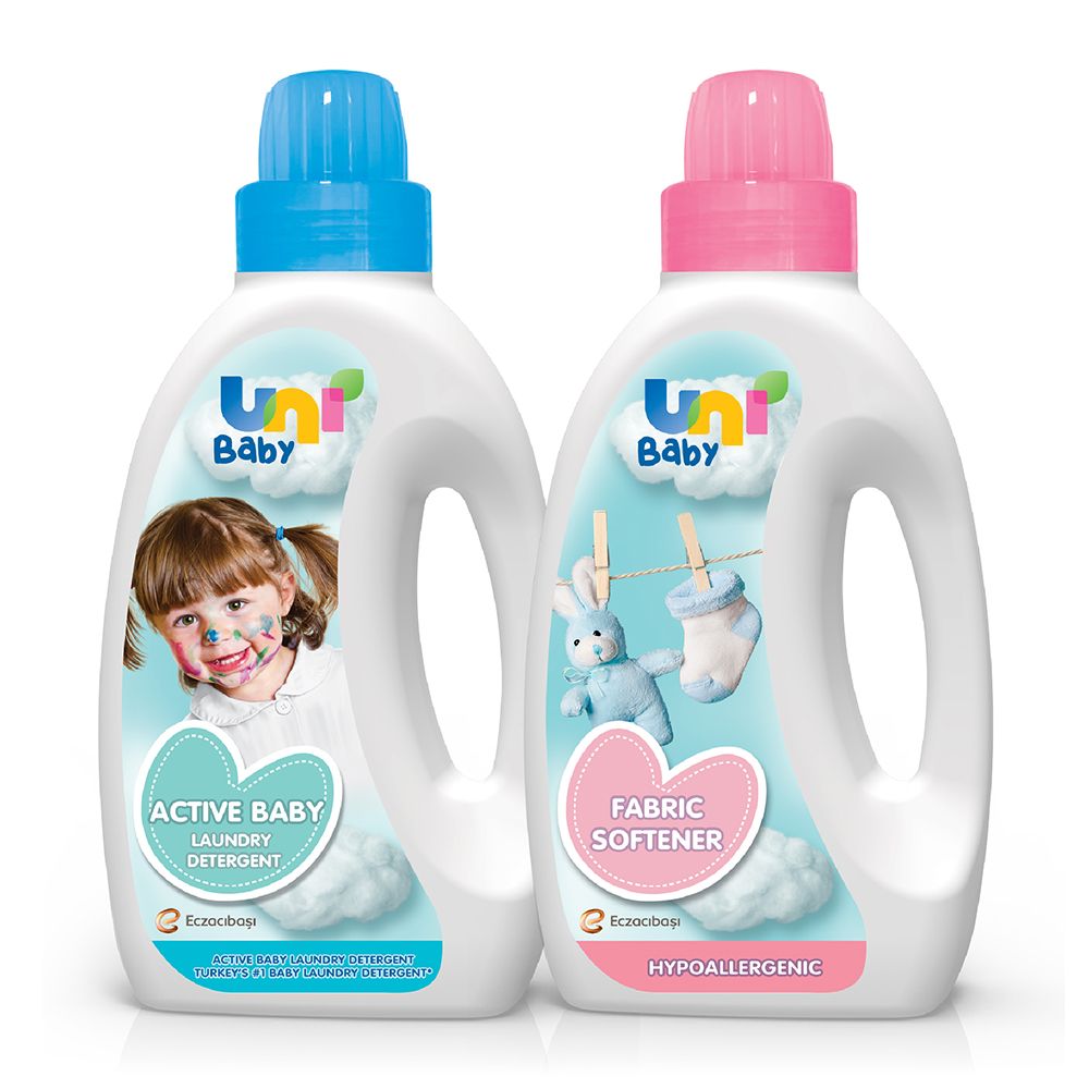 Uni Baby - Active Baby Laundry Detergent + Fabric Softener