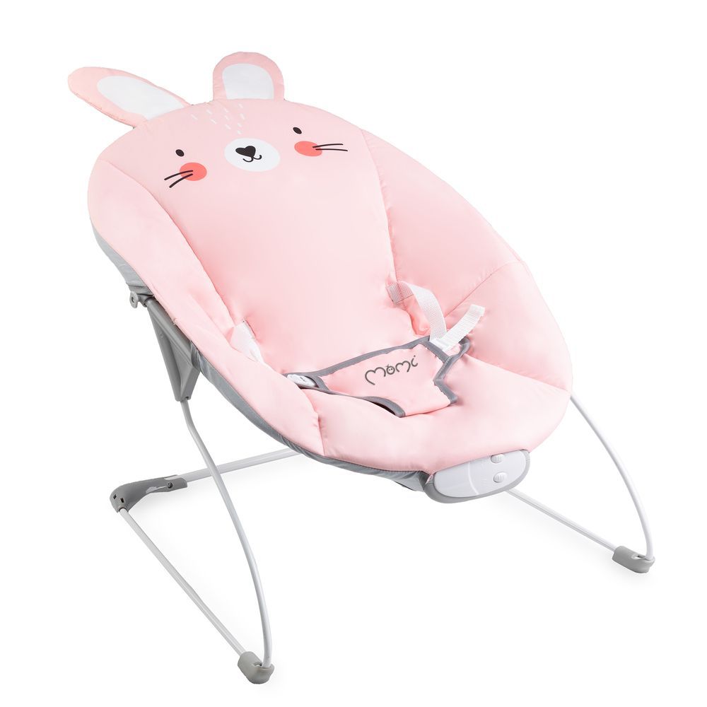 Momi - Glossy Baby Recliner Bouncer - Pink