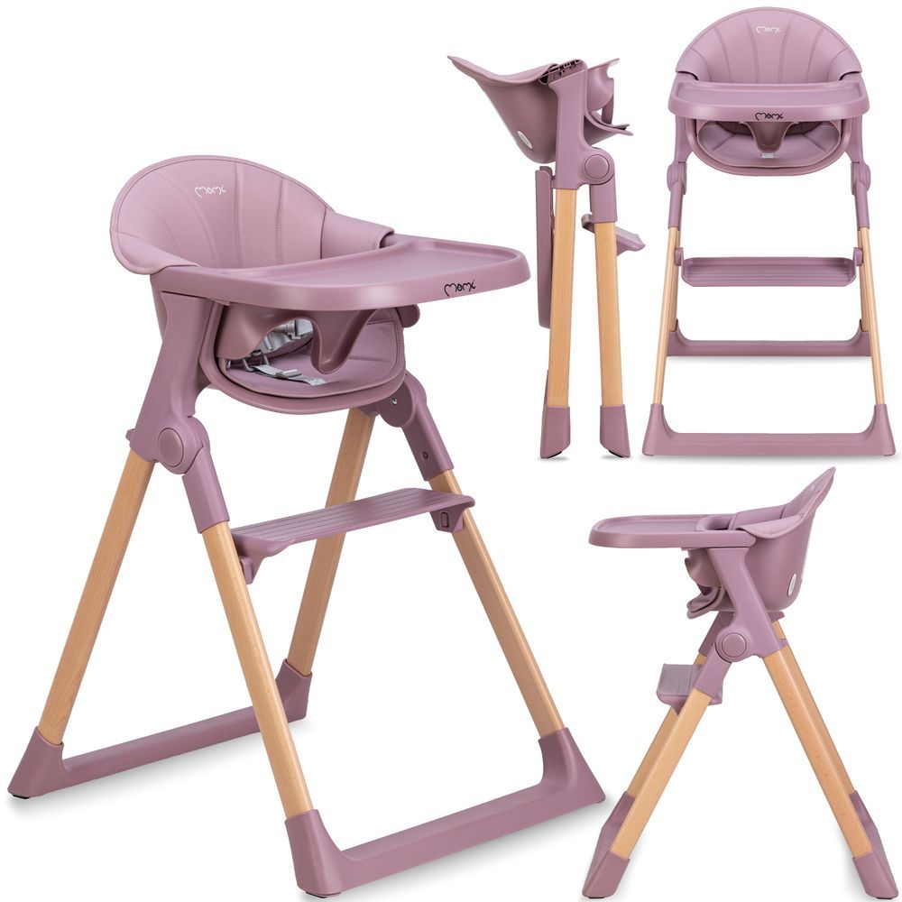 Momi - Kala Comfortable Baby Feeding High Chair - Pink