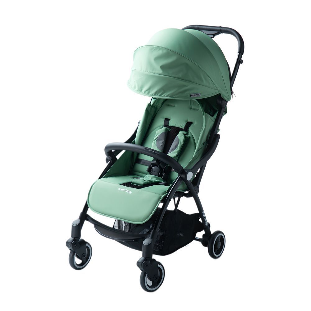 Hamilton - X1 Lightweight Everyday Baby Stroller - One Hand Fold & Unfold - Green