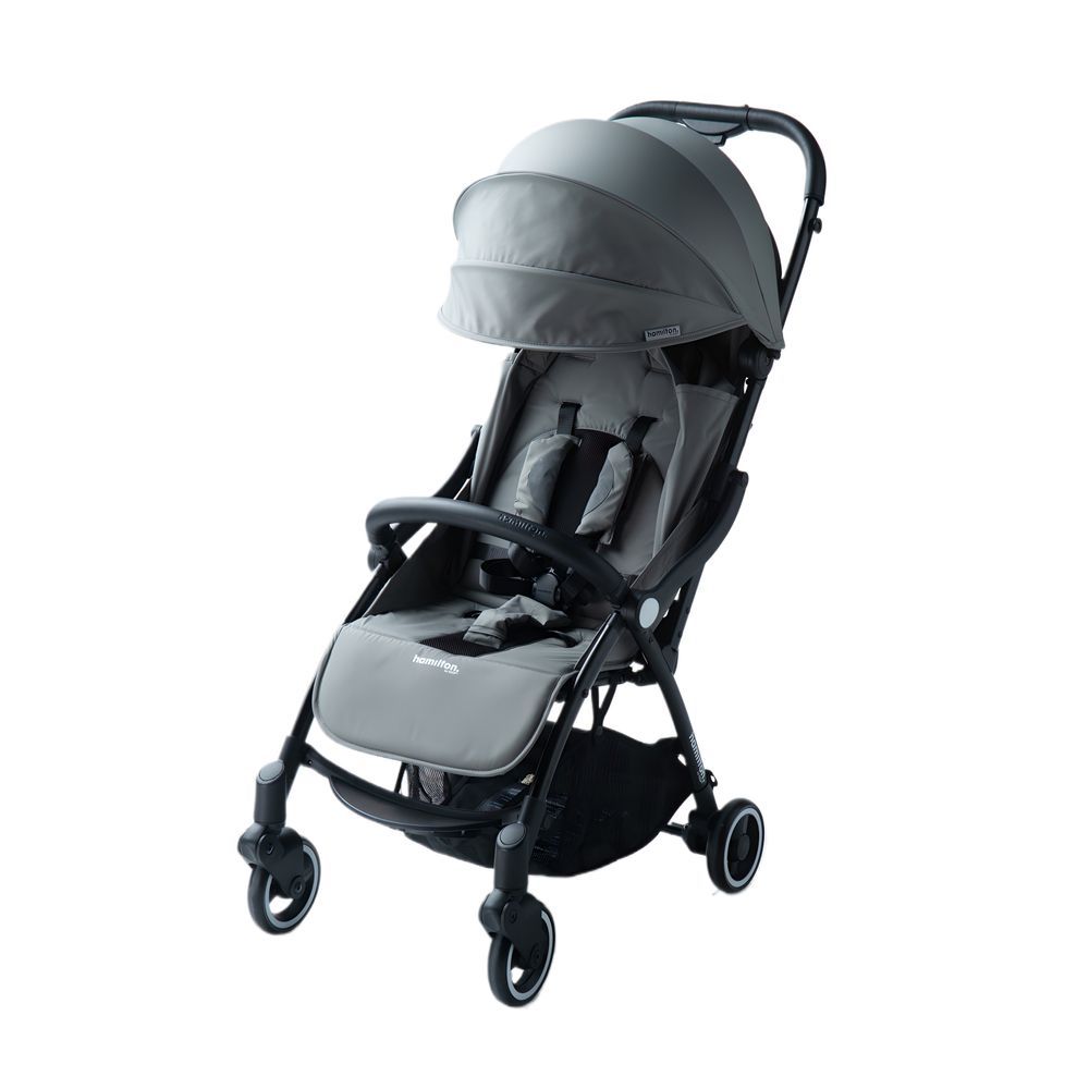 Hamilton - X1 Lightweight Everyday Baby Stroller - One Hand Fold & Unfold - Grey